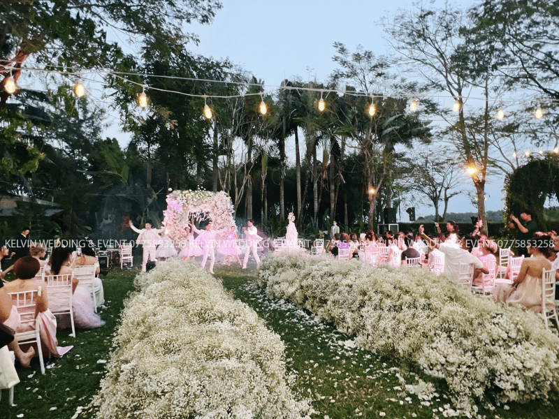 Kelvin Wedding & Event backgroup tiệc cưới ngoài trời 3